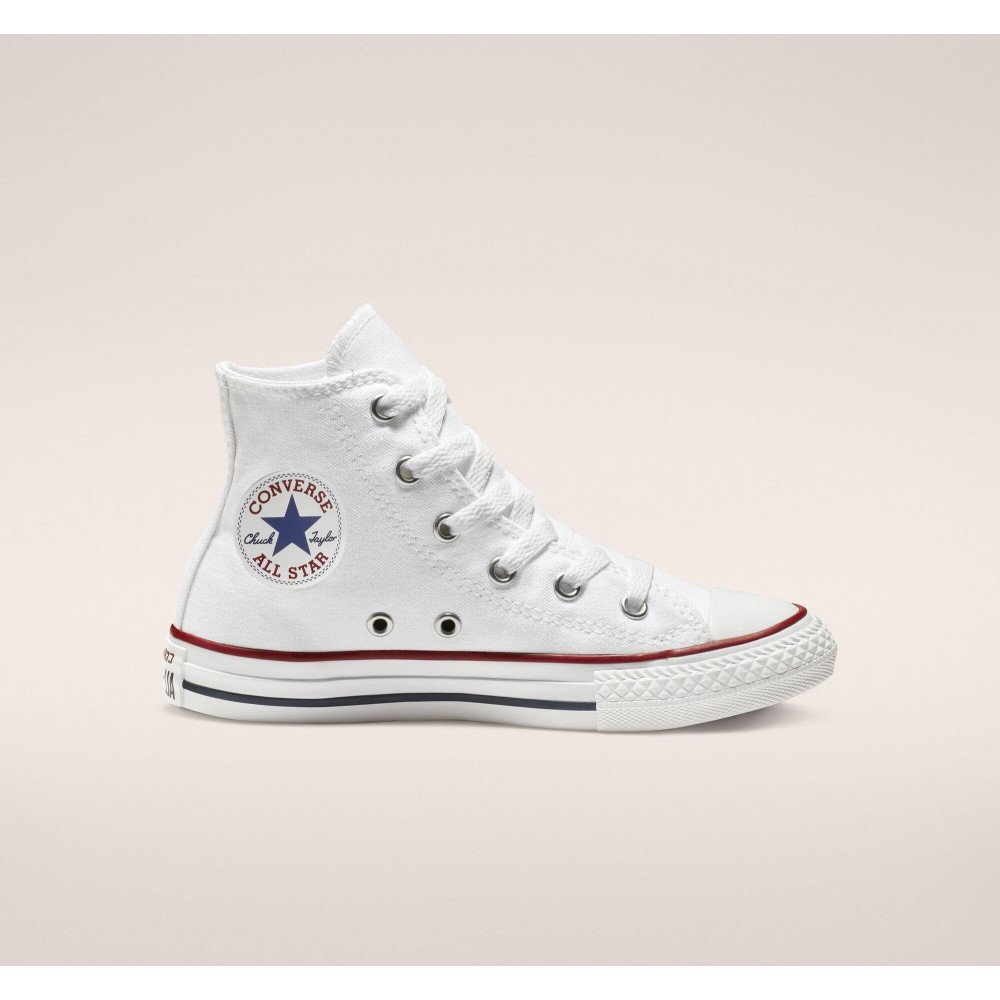 - ZAPATILLA CONVERSE CHUCK TAYLOR ALL STAR CLASSIC (zapatilla de corte alto), COLOR BLANCO ÓPTICO